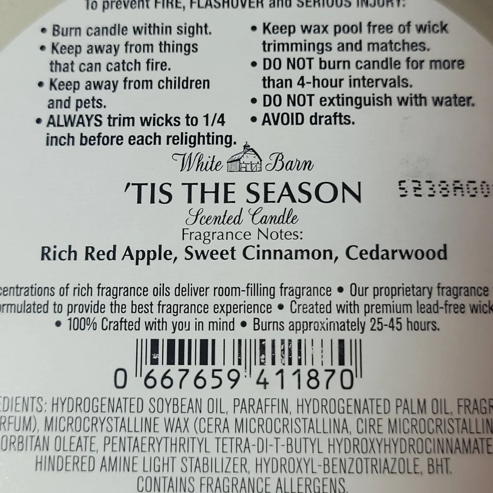 2 Bath & Body Works Tis The Season 3 Wick Candle Bundle New